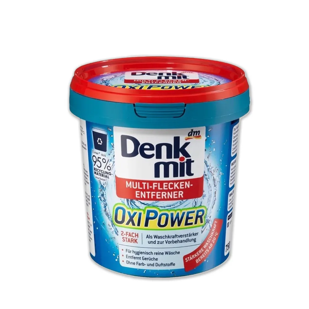 【德國DM Denk mit】OXI POWER活氧酵素多功能居家清潔漂白去汙粉750g/藍桶(廚房浴室除垢萬用去漬霸增艷粉)