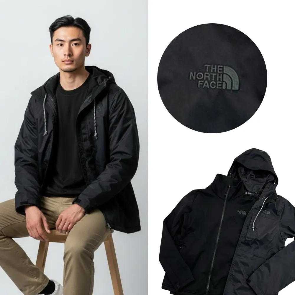 【The North Face】北臉  三合一外套 現貨 2件式 三合一 防風外套 防水 透氣 兩件式 連帽 平輸品(8810CL1)