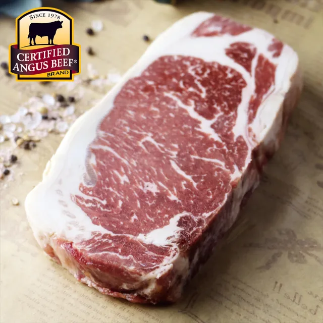 【勝崎生鮮】美國CAB濕式熟成厚切老饕紐約克牛排2片組(400公克±10% / 1片)
