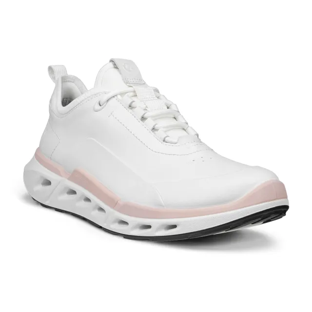 【ecco】Biom 720 W 健步休閒皮革戶外防水運動鞋 女鞋(白色 85041350874)