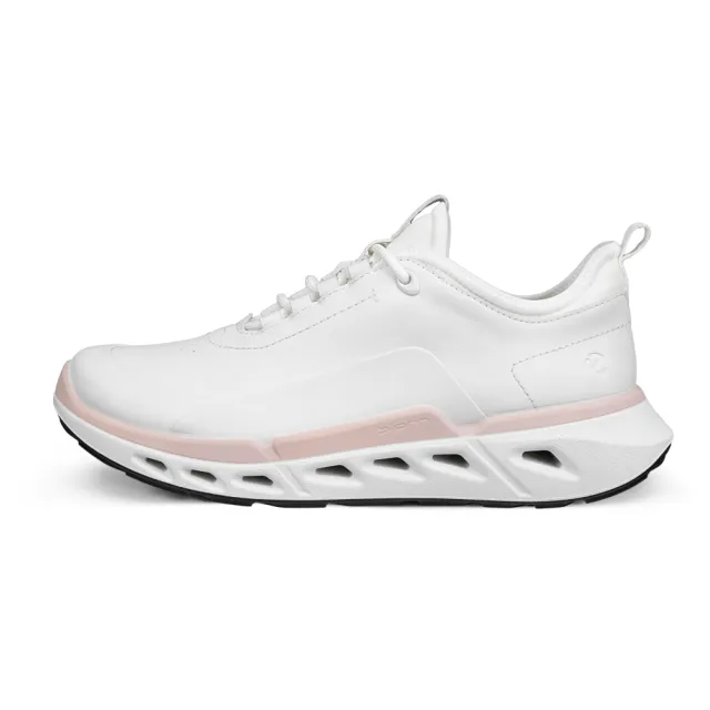【ecco】Biom 720 W 健步休閒皮革戶外防水運動鞋 女鞋(白色 85041350874)