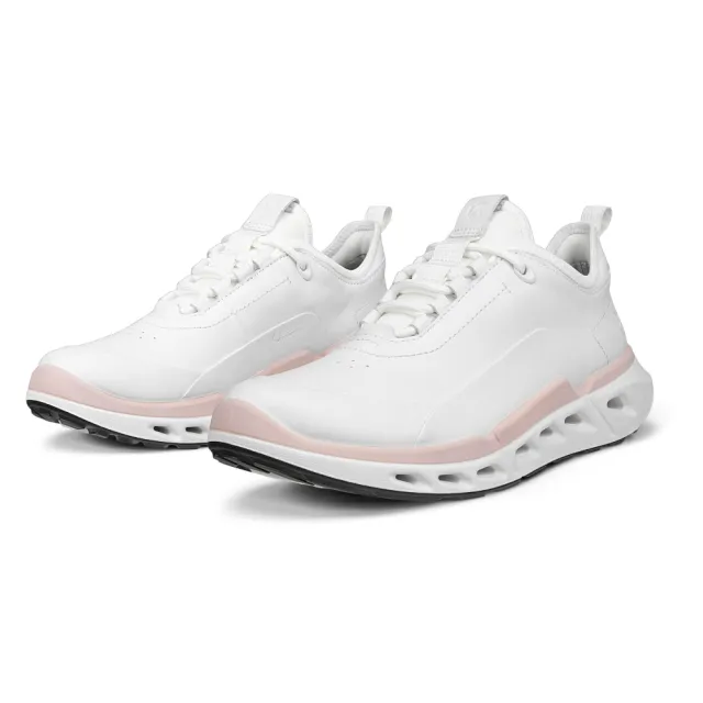 【ecco】Biom 720 W 健步休閒皮革戶外防水運動鞋 女鞋(白色 85041350874)