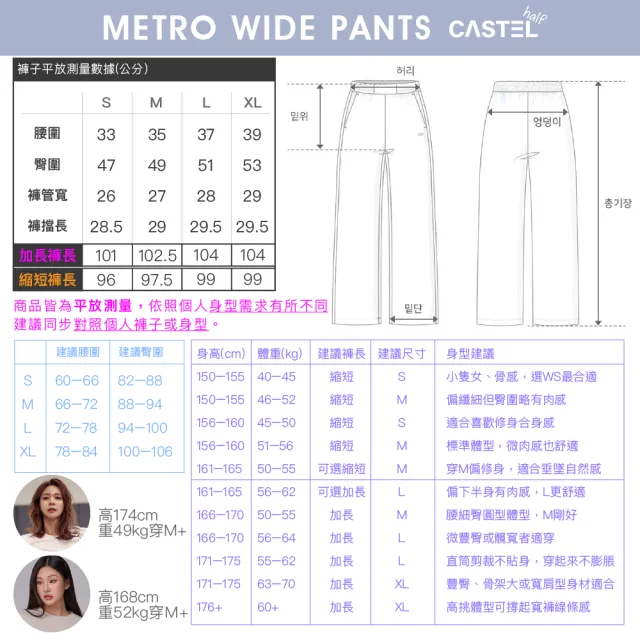 【STL】出清 加長/縮短 韓國瑜伽 METRO Wide Pants 涼感 快乾 寬鬆 高腰 女 運動機能 落地 長褲(多色)