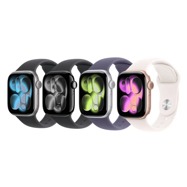 迪士尼製冷扇組【Apple】Apple Watch Series 11 GPS 46mm(鋁金屬錶殼搭配運動型錶帶)