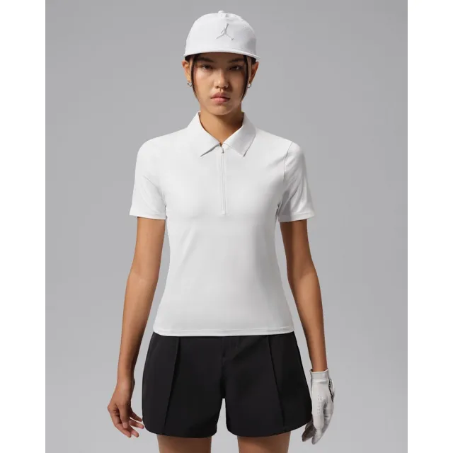 【NIKE 耐吉】短袖POLO 女 AS W J SPT DF GOLF SS POLO 運動 休閒 Dri-FIT 喬丹 高爾夫 白 (IM8532100)