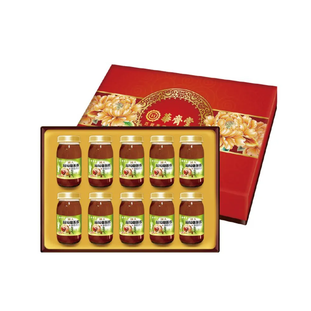 【華齊堂】即期品 成人葡萄糖胺飲+龜鹿四珍禮盒3盒
