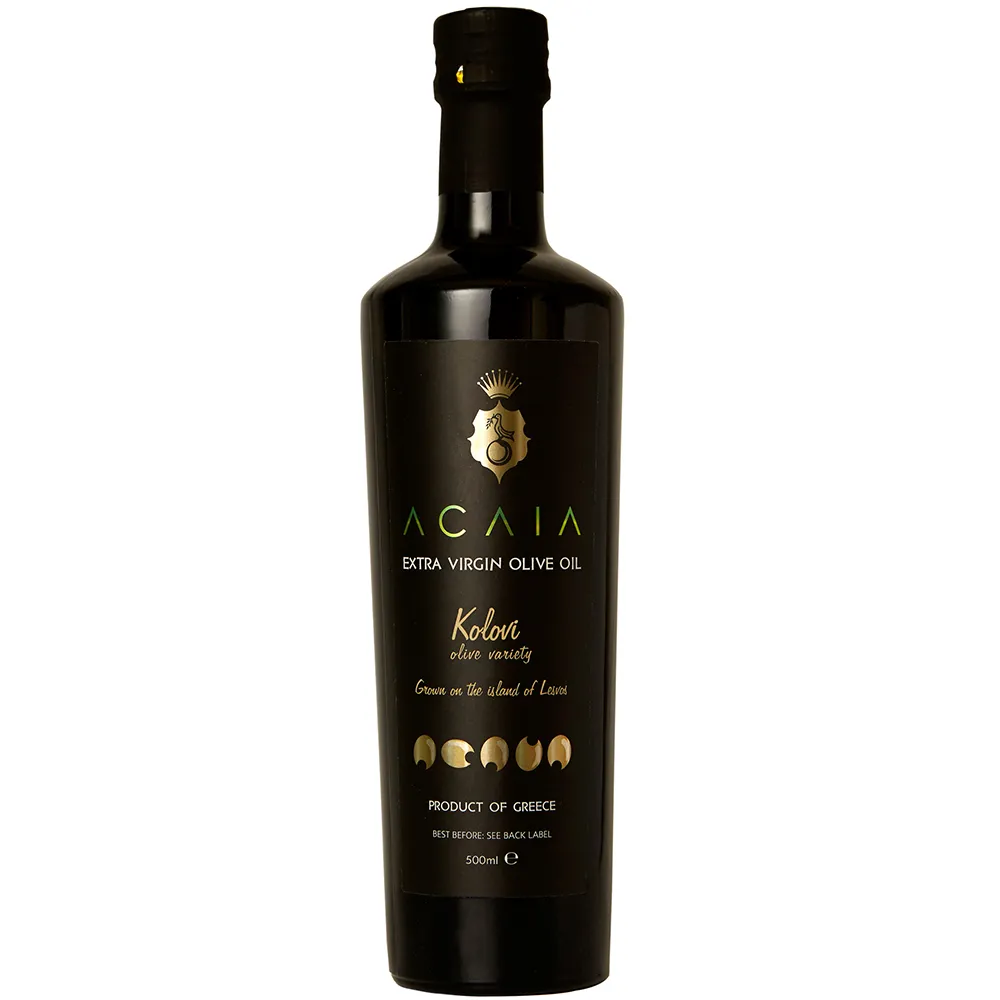 【Acaia】金獎 希臘特級初榨冷壓橄欖油(500ml X1 單一品種不混油 酸價低於0.8%)