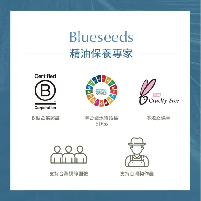 【Blueseeds】無憂放鬆禮盒(無憂淡香噴霧香水10ml+薰衣草滾珠精油2ml+眠・薰衣草睡美人凍 (2入組))｜芙彤園