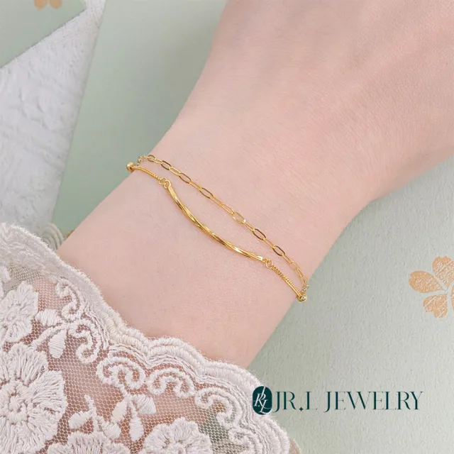 【JR.L JEWELRY】18K金 美好時光 K金手鍊綜合賣場