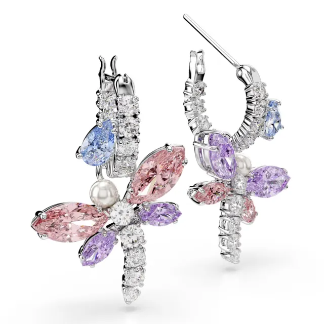 【SWAROVSKI 施華洛世奇】官方直營 Ariana Grande x Swarovski 蜻蜓 水滴形耳環 | 5749185 新品