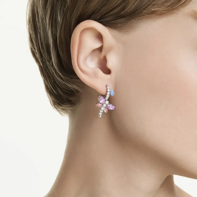 【SWAROVSKI 施華洛世奇】官方直營 Ariana Grande x Swarovski 蜻蜓 水滴形耳環 | 5749185 新品
