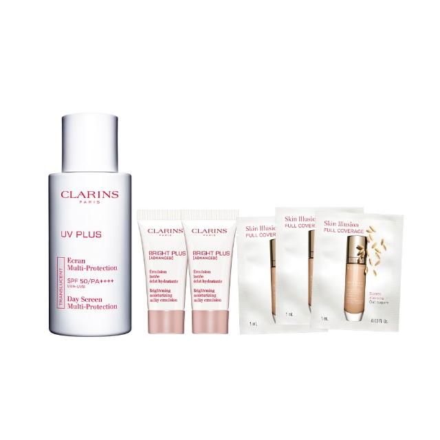 【CLARINS 克蘭詩】輕呼吸光感UV隔離露SPF50 PA++++50ml(防曬隔離 透明色/粉膚色)