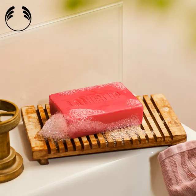 【THE BODY SHOP 美體小舖】純淨果香小資組(潔膚皂100g+護手霜30ml+沐浴膠60ml)