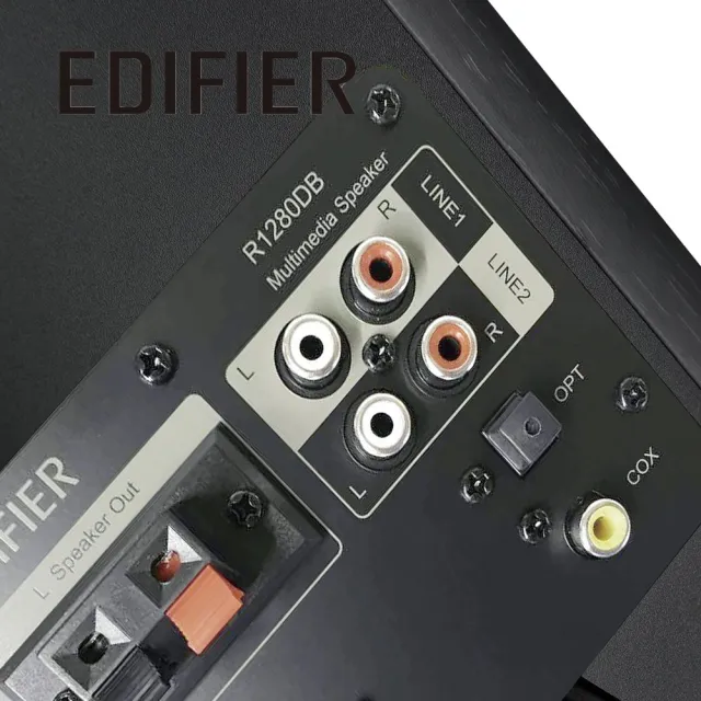 【EDIFIER】R1280DB 2.0聲道藍牙喇叭（電腦喇叭｜桌面音箱｜雙聲道書架喇叭｜主動式喇叭｜配遙控器）