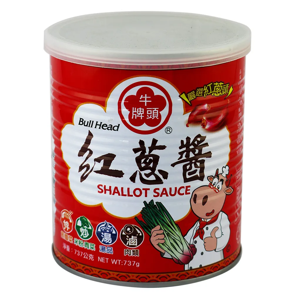 【Bull head 牛頭牌】紅蔥醬737g