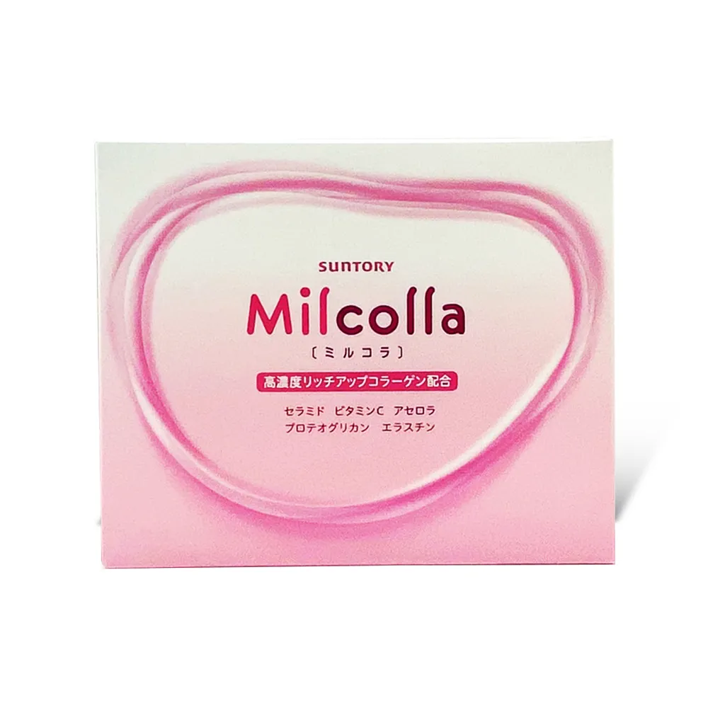 【Suntory 三得利】Milcolla 蜜露珂娜膠原蛋白(30包/盒_原廠購入有防偽標籤)