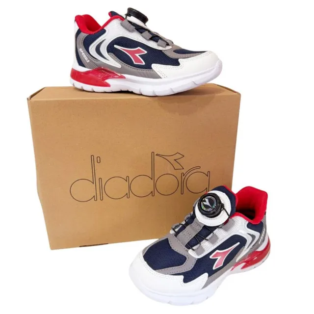 【DIADORA】4E超寬楦電燈運動鞋 足弓鞋墊 童鞋