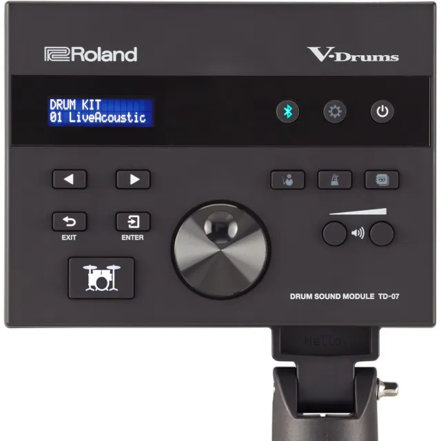 【ROLAND 樂蘭】TD-07KV  經濟型家用電子鼓 V-Drums(贈鼓椅/鼓棒/原廠保固2年)