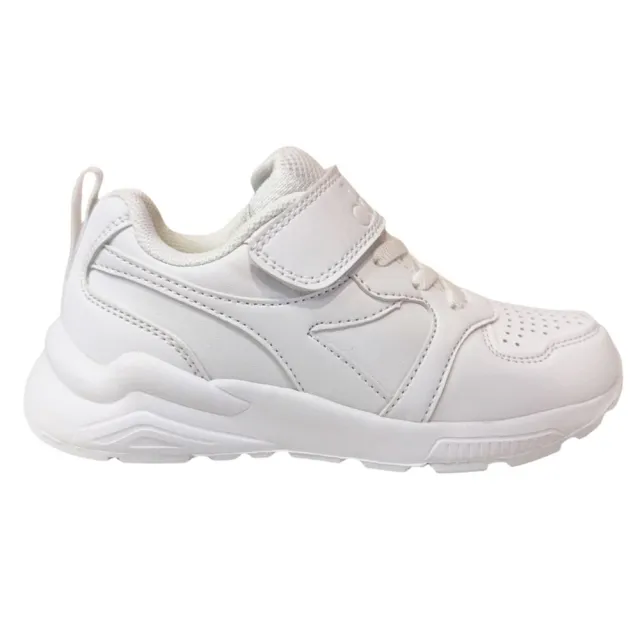 【DIADORA】4E超寬楦純白學生鞋 運動鞋 白色學生鞋