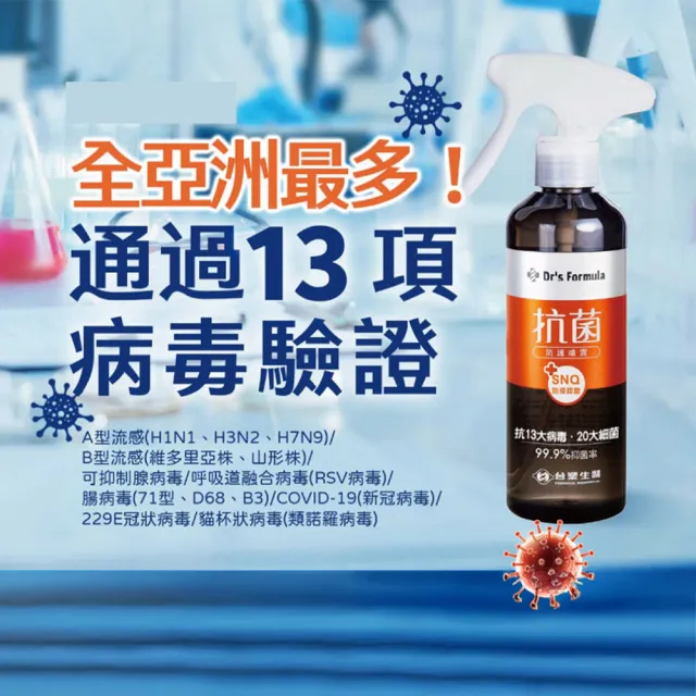 【台塑生醫】抗菌防護噴霧255g x3 (官方直營)
