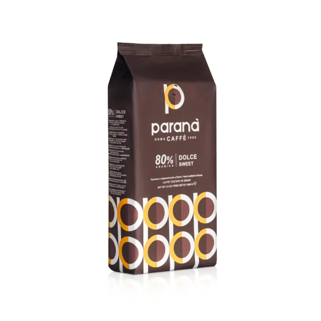 【PARANA  義大利金牌咖啡】金牌獎百年傳奇濃縮精品咖啡豆1公斤(新鮮進口、歐洲咖啡品鑑協會金牌獎)