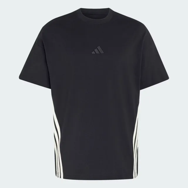【adidas 愛迪達】M Ak 3s Tee Lo 男 T恤 運動上衣 休閒短袖 純棉 黑(KF2428)