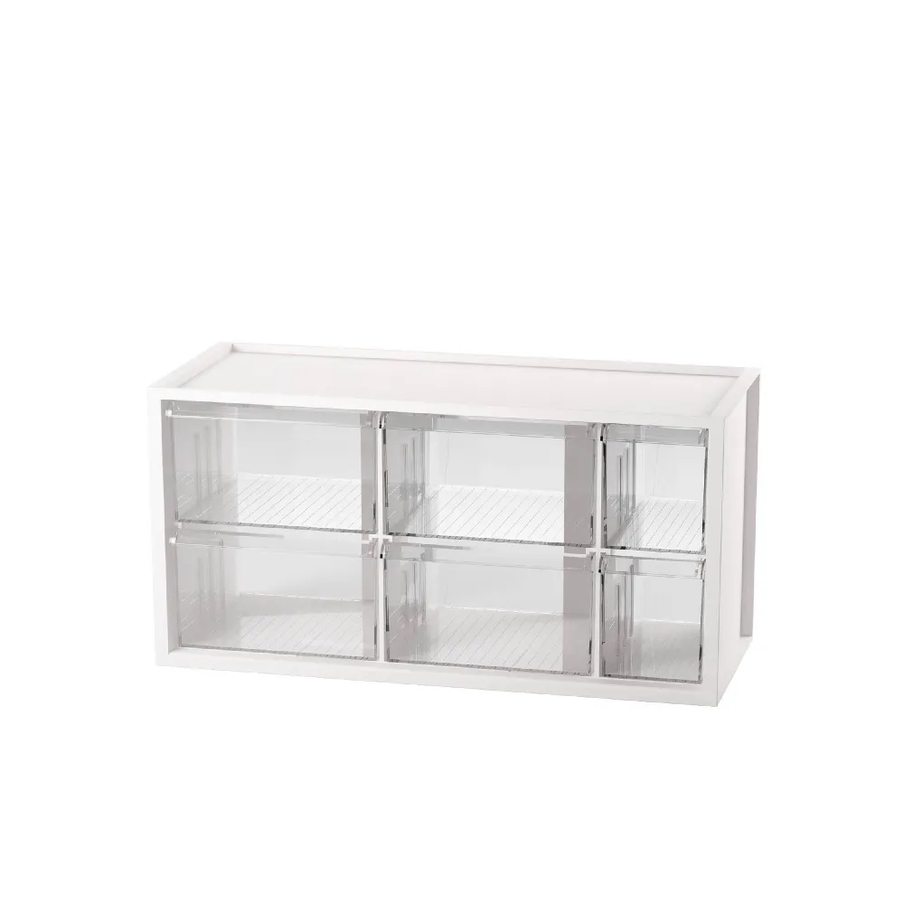 【livinbox 樹德】小幫手零件分類箱-6抽 A9-506(小物收納/可堆疊/透明/收屜/收納盒/收納箱)