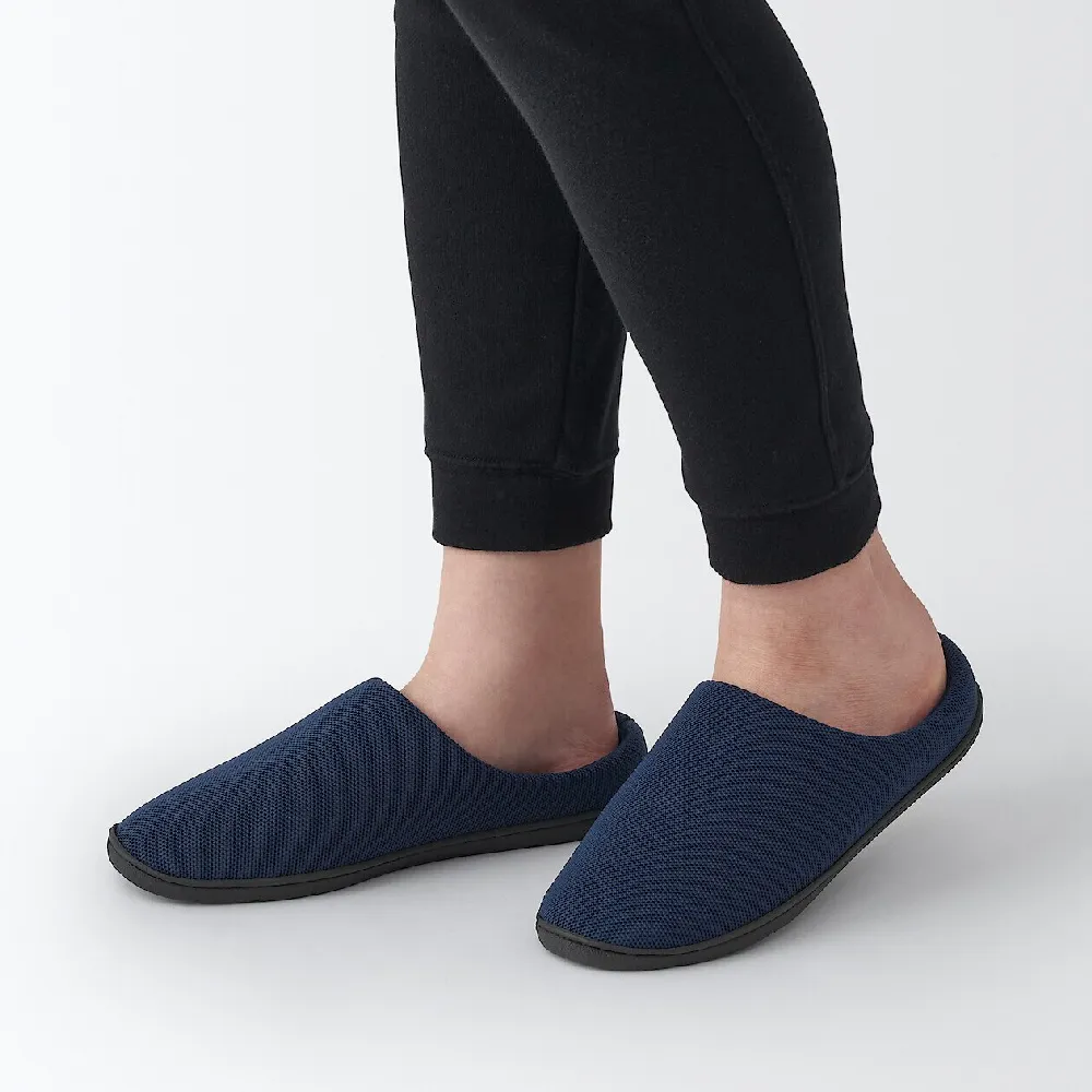 【MUJI 無印良品】再生聚酯舒適拖鞋(共3色)