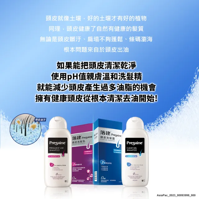 【落建】頭皮洗髮精400mlx4入(潔淨健髮/保濕豐厚配方)