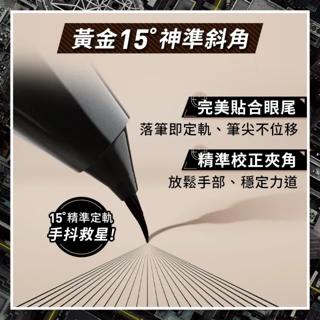 【MAYBELLINE 媚比琳】神角度超穩控激細眼線液_2入組 (眼線筆)