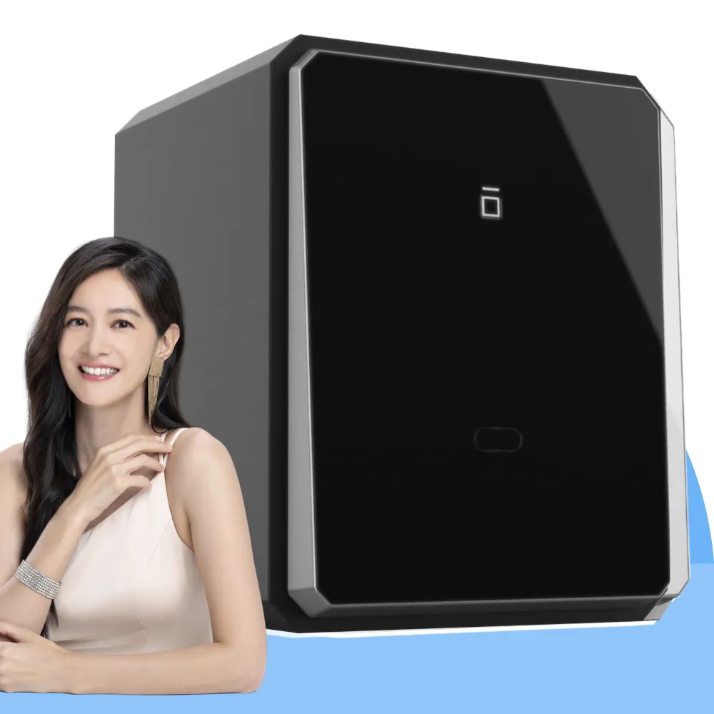 【發億金庫】智慧型防盜保險箱 X-4F（黑/白）(A4可放 指紋 密碼 緊急開啟鑰匙)