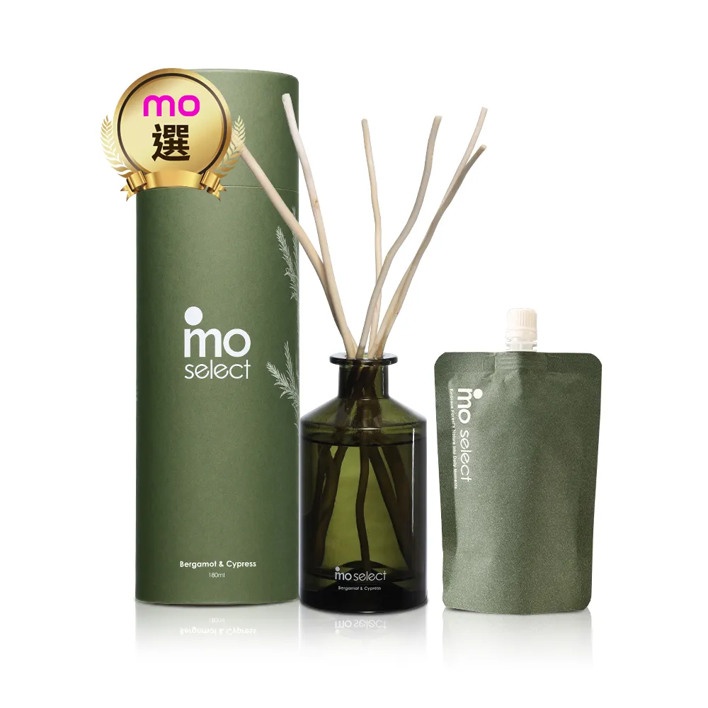 【mo select】植萃精油天然柳枝擴香禮盒贈大補充包(mo選/香氛/精油擴香/送禮/禮物)