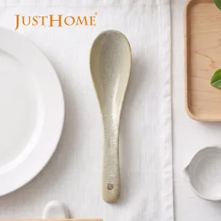 【Just Home】覓雲陶瓷湯匙16cm-2色可選(可微波 中式匙)