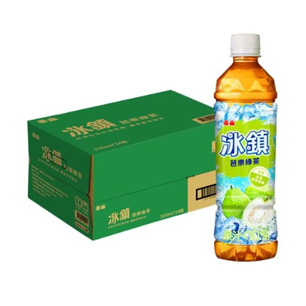 【泰山】冰鎮芭樂綠茶535mlx24入/箱(官方直營)