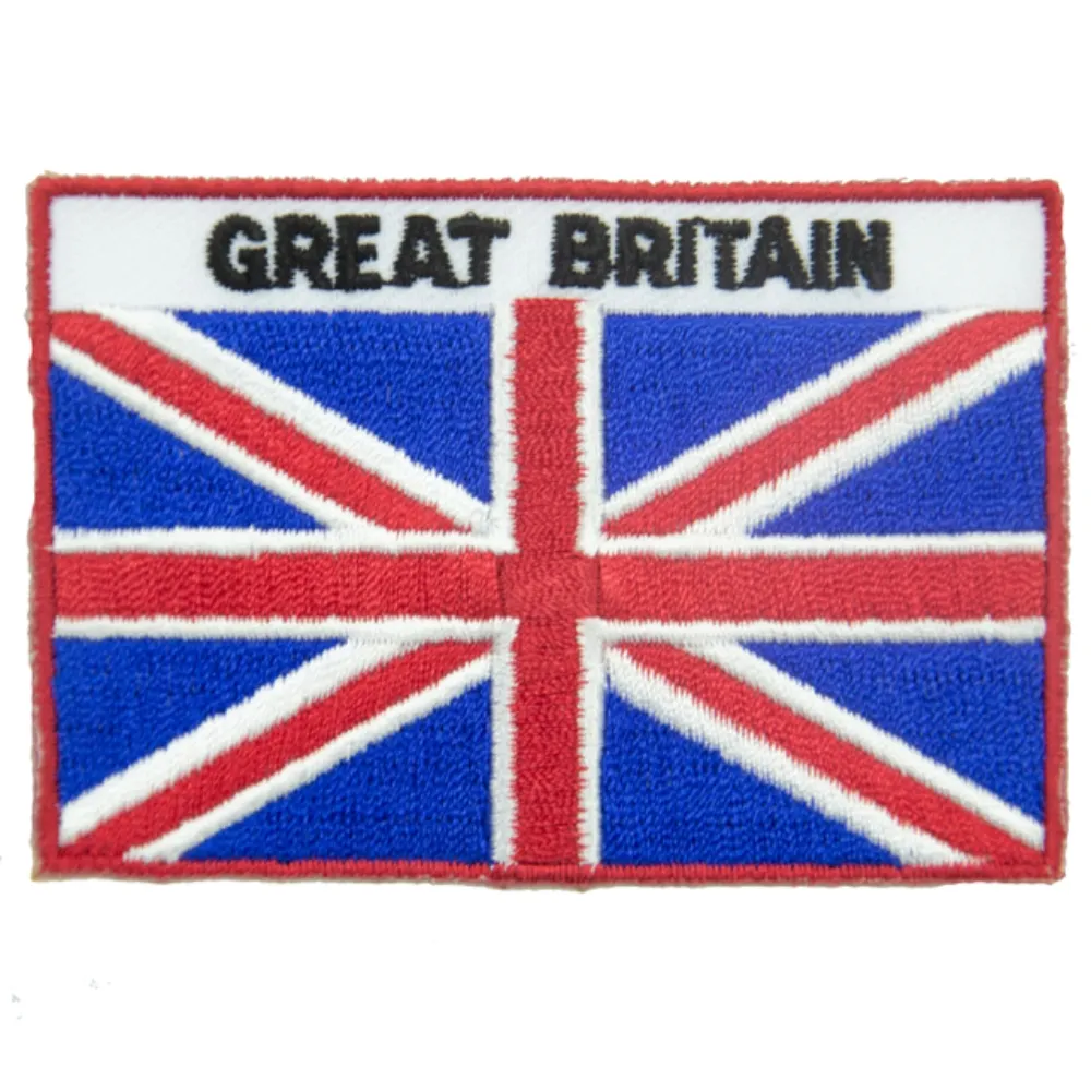 【A-ONE 匯旺】英國 電繡補丁 Flag Patch布貼 熱燙裝飾貼 熨斗燙貼 熨燙貼章 燙布