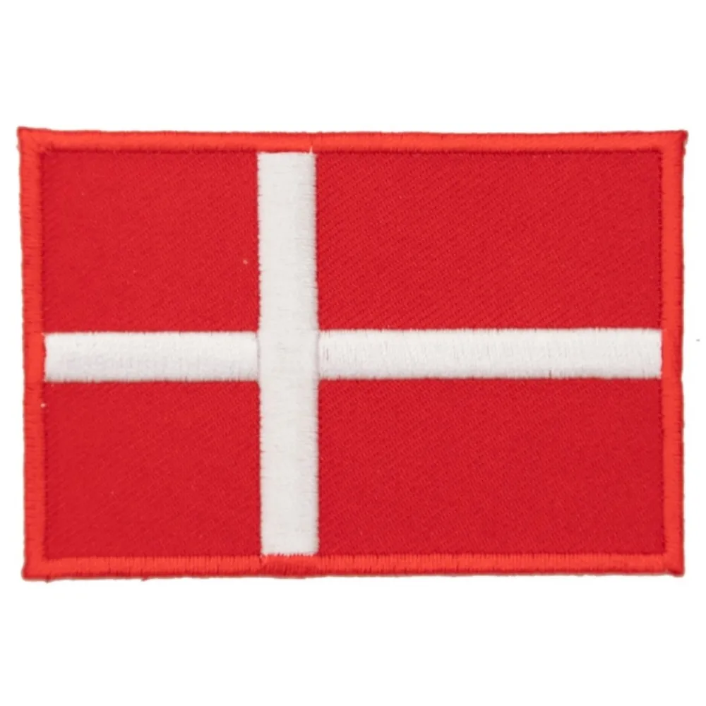 【A-ONE 匯旺】丹麥 Flag Patch肩章 電繡識別章 電繡立體繡貼 裝飾貼 布藝背包貼