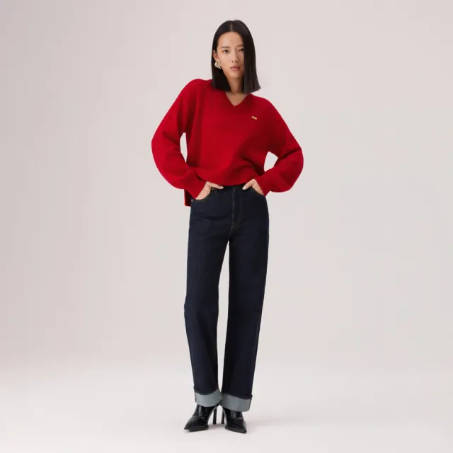 【LEVIS】女生牛仔褲 直筒褲 寬褲 錐形褲 女生褲子 提臀 多款任選 熱賣單品