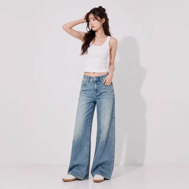 【LEVIS】女生牛仔褲 直筒褲 寬褲 錐形褲 女生褲子 提臀 多款任選 熱賣單品