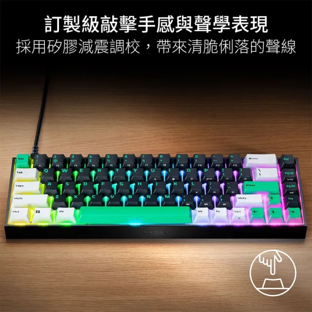 【Razer 雷蛇】Reclusa X Mini 65% (機械橘軸/英文)