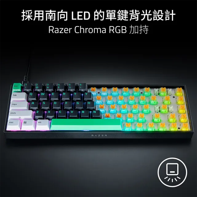 【Razer 雷蛇】Reclusa X Mini 65% (機械橘軸/英文)