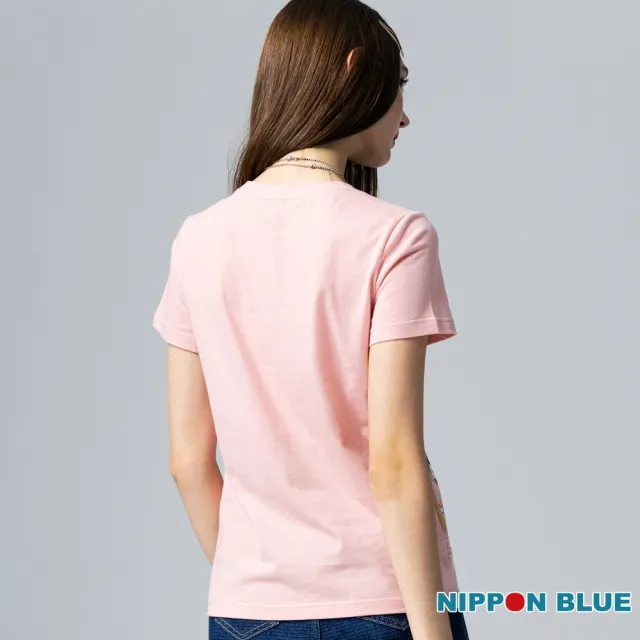 【BLUE WAY】女裝 網路獨家達摩貓吉開運 短袖 上衣-日本藍
