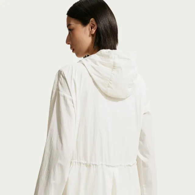 【NIKE 耐吉】連帽外套 女 AS W NSW TREND WVN JKT 運動 休閒 乾爽 輕盈 寬鬆 白 (IW1388133)