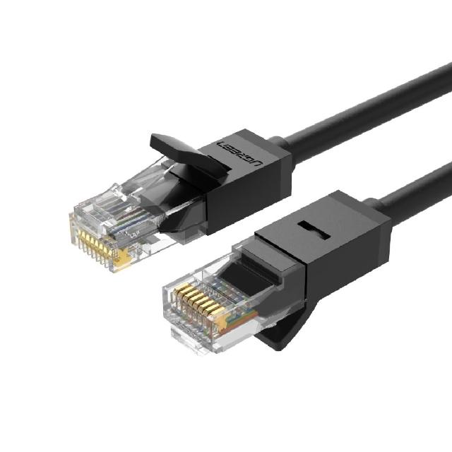 【綠聯】2M CAT6高速網路線250M乙太1G(黑色/圓線/RJ45/2米)