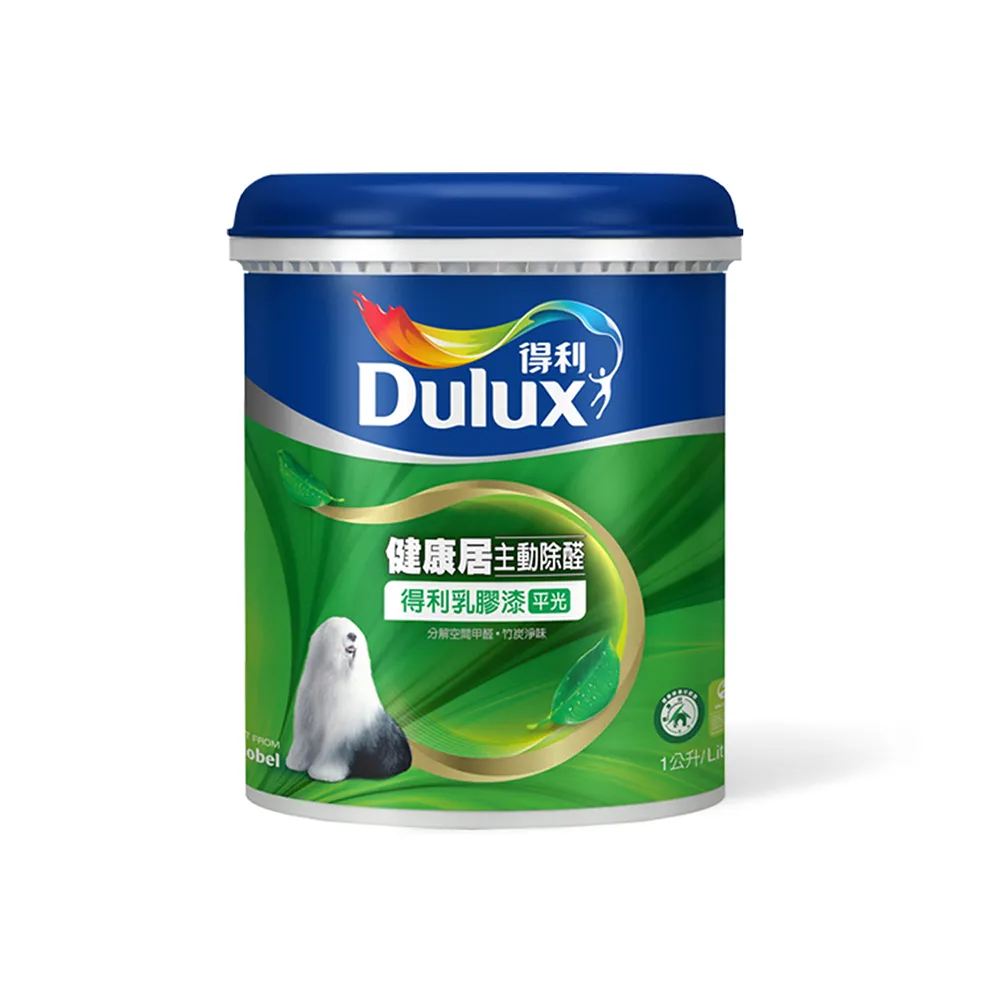 【得利】Dulux官方旗艦店★A991 竹炭健康居除甲醛乳膠漆（1公升裝）(油漆)