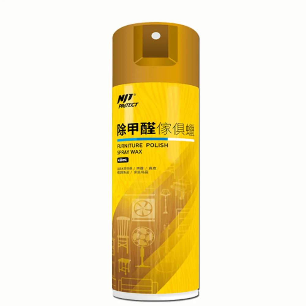 【IDAWAN 愛台灣】除甲醛傢俱蠟450ml(1罐入)