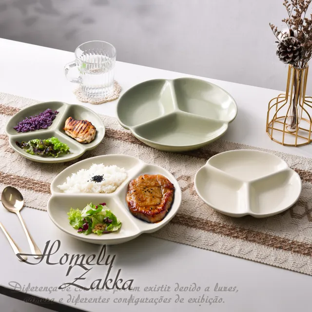 【Homely Zakka】北歐陶瓷健康分隔餐盤_41款任選(211餐盤 瘦身餐盤 健身餐盤 減脂餐盤)