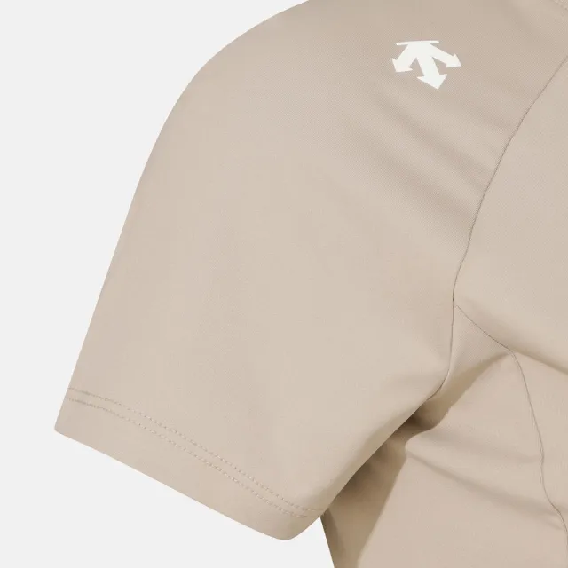 【DESCENTE】短袖上衣 女 快排 WOMENS BASIC SHORT SLEEVE T-SHIRTS 棕 SR322PTS71-BRW0