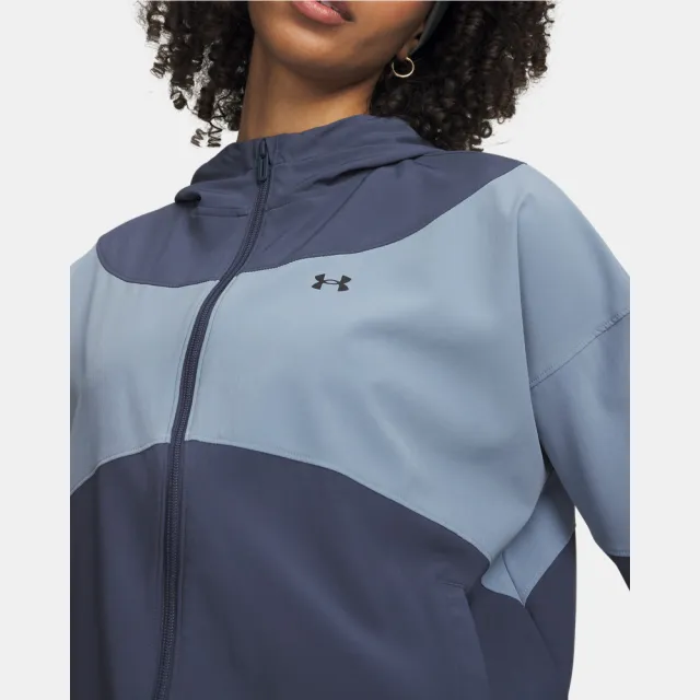 【UNDER ARMOUR】UA 女 Rival Woven 連帽外套_6004849-044