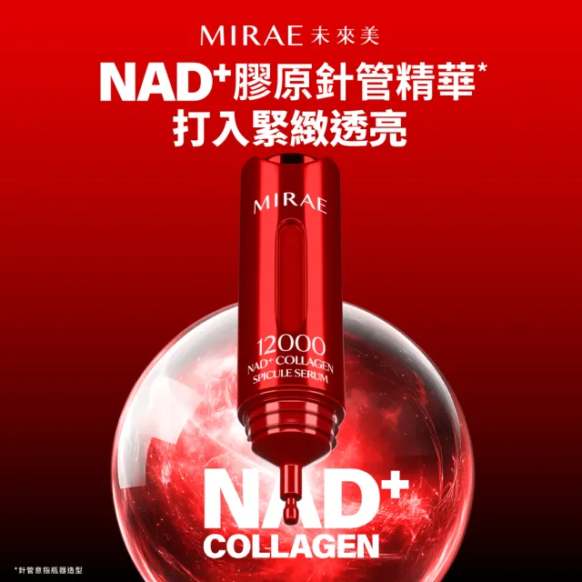 【MIRAE 未來美】限時買1送1★專業院線NAD+膠原逆齡精華x2 (精華*2+補充管*2) 抗老