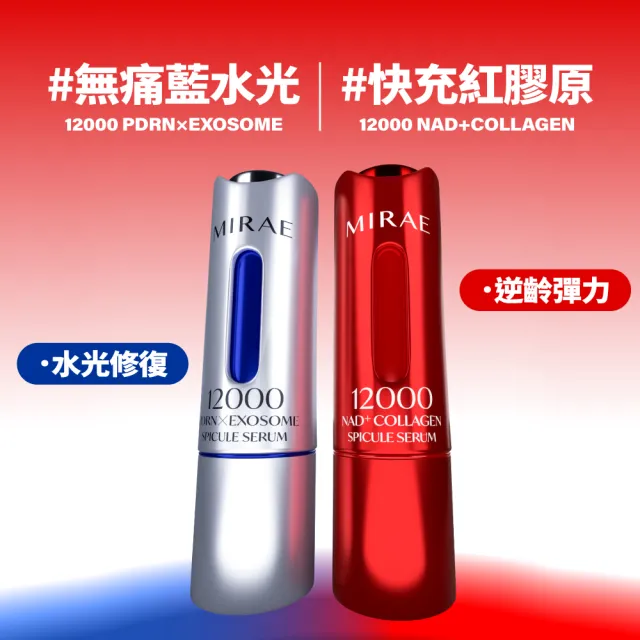 【MIRAE 未來美】限時買1送1★專業院線NAD+膠原逆齡精華x2 (精華*2+補充管*2) 抗老
